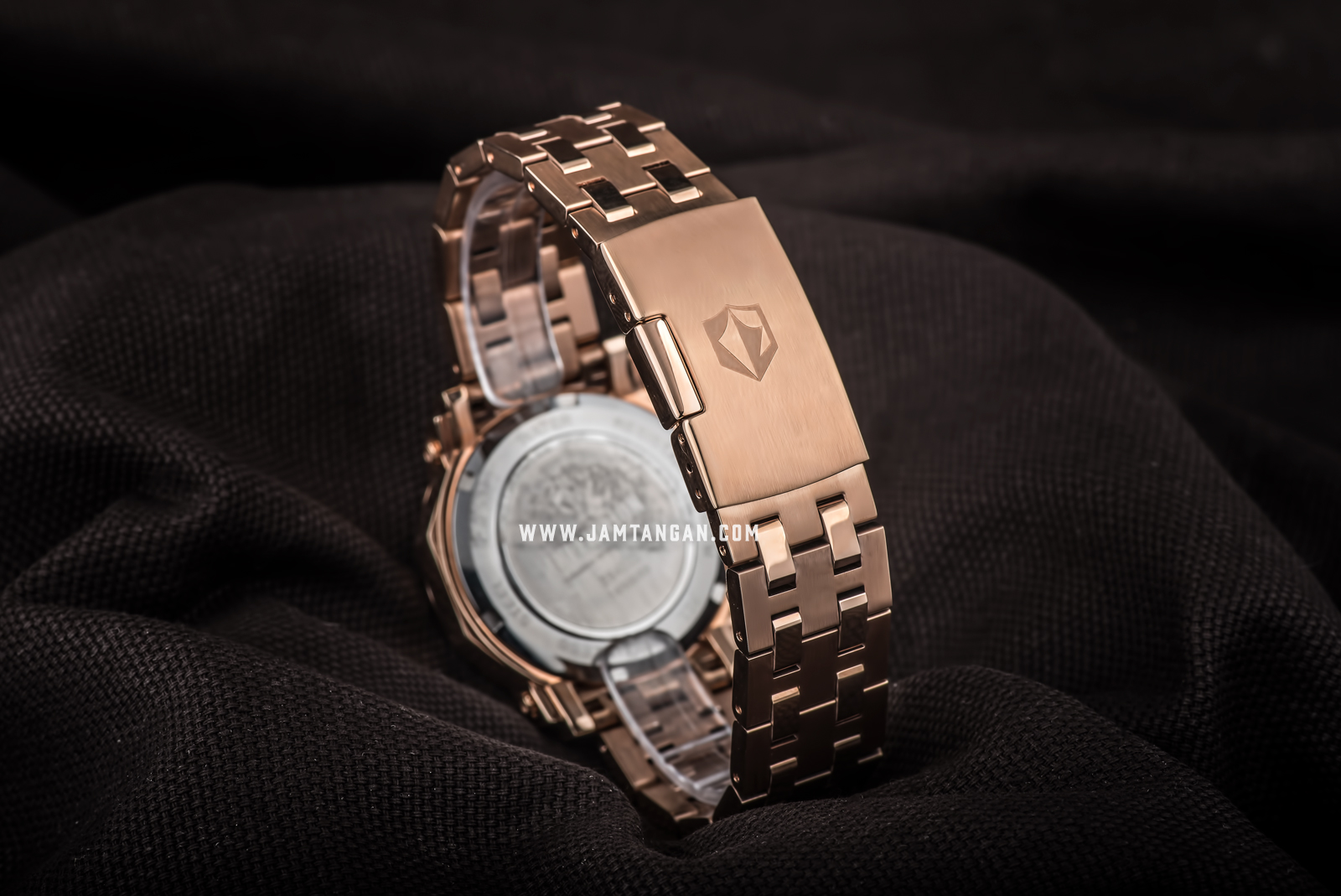 Expedition E 6402 BF BRGLN Ladies White Dial Rose Gold Stainless Steel Machtwatch